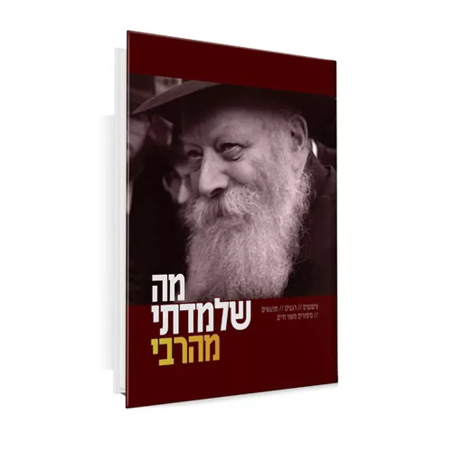 מה שלמדתי מהרבי - יד שניה