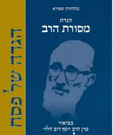 הגדת מסורת הרב - יד שניה דני ספרים