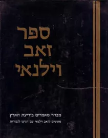 ספר זאב וילנאי - יד שניה (כרך א) דני ספרים