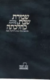 שמירת שבת כהלכתה - יד שניה דני ספרים