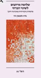 שלושה מרחבים לשינוי חברתי - גליה זלמנסון-לוי דני ספרים