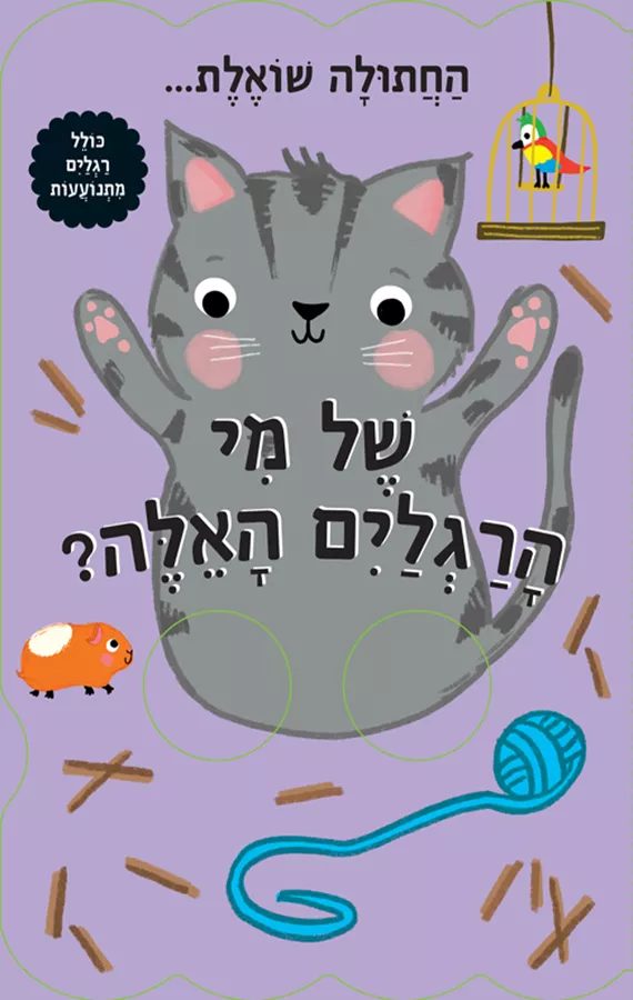 החתולה שואלת - של מי הרגליים האלה?